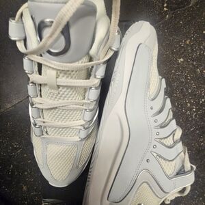 Nike Men's Shoes in Pure Platinum and Wolf Gray